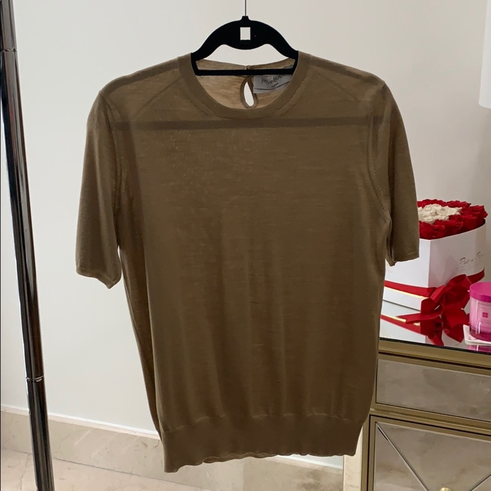 Yves Saint Laurent  - 100% virgin wool t-shirt